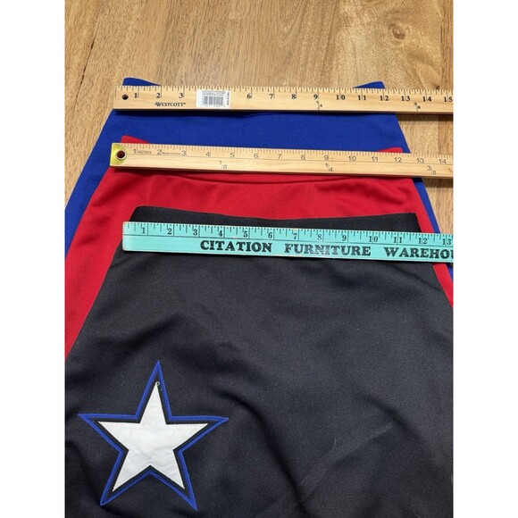 Lot Cheerleading Cheer Uniforms Costumes Cheerleader Blue Red Varsity 11 Pieces - Picture 9 of 14